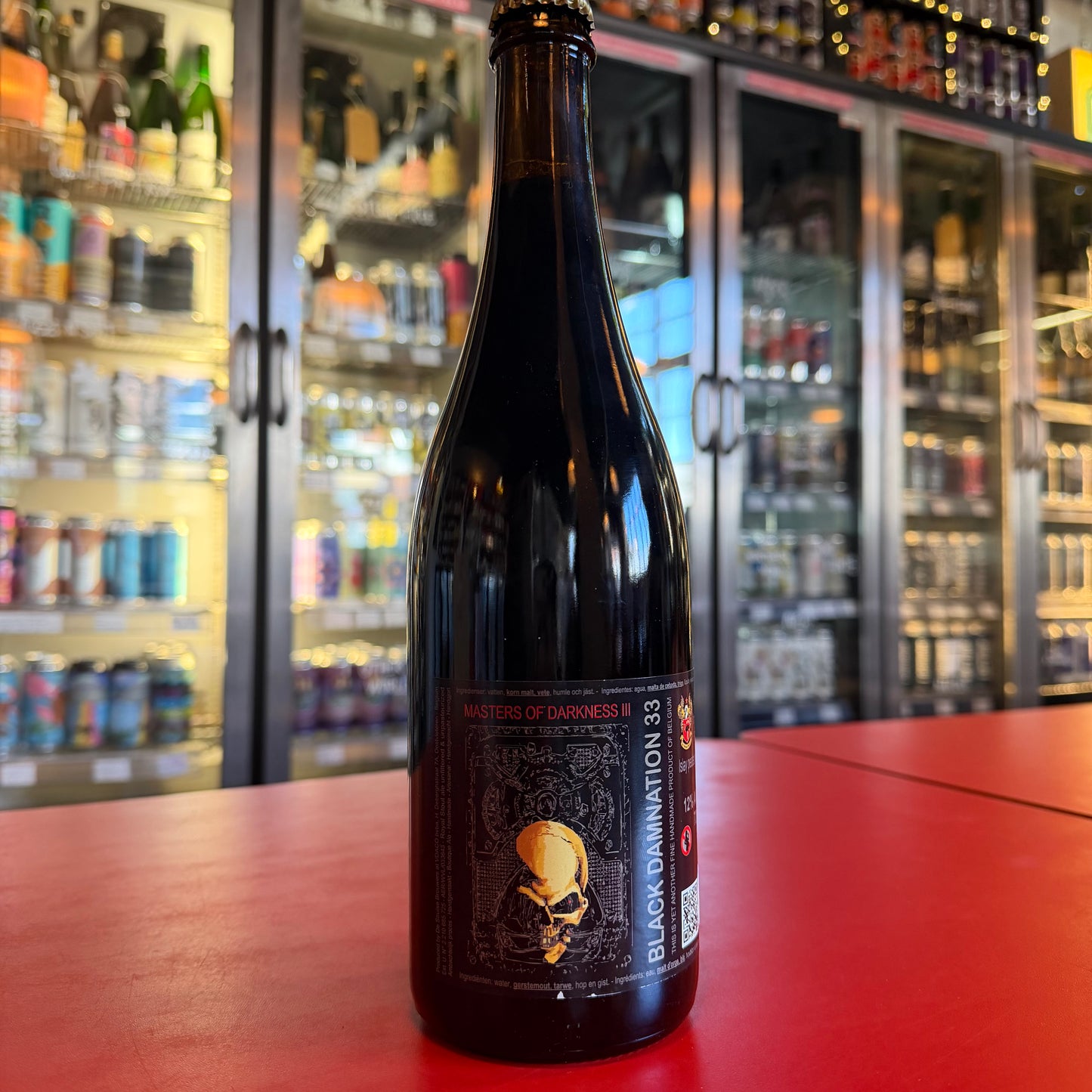 De Struise Brouwers - Black Damnation 33 A.K.A. Masters of Darkness III (BA Islay peated whisky) - Imperial Stout - 12.0% - 750ml Bottle