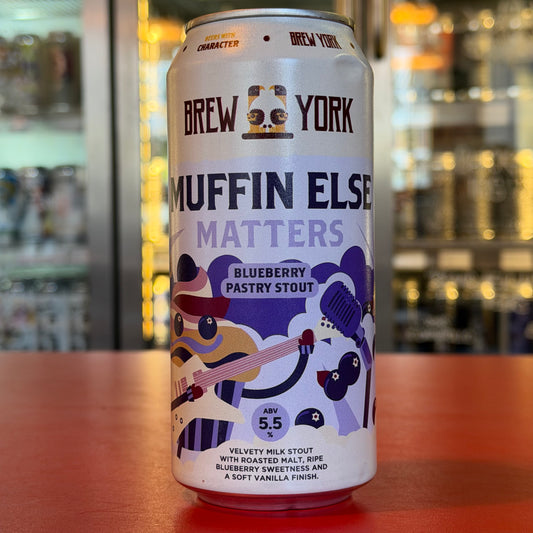 Brew York - Muffin Else Matters - Pastry Milk Stout - 5.5% - 440ml Can