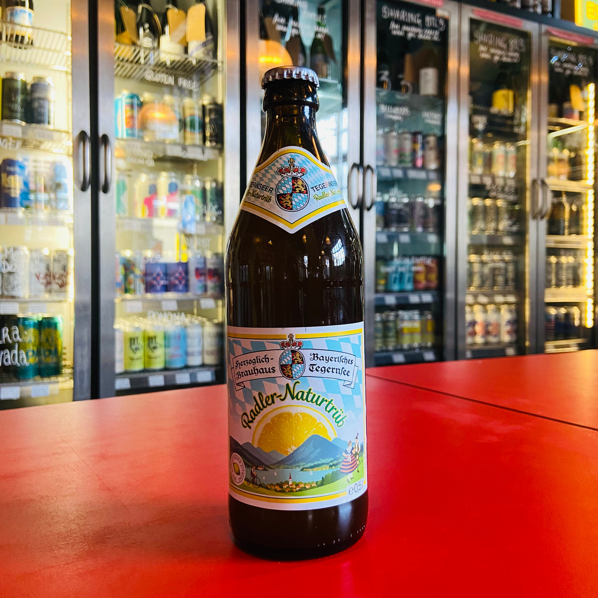 Brauhaus Tegernsee - Radler Naturtrüb - Lemon Radler - 2.4% - 500ml Bottle