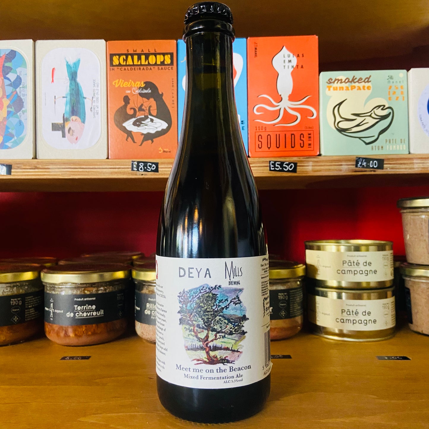 DEYA x Mills Brewing - Meet Me On The Beacon - Mixed Fermentation Golden Ale - 5.5% - 375ml Bottle