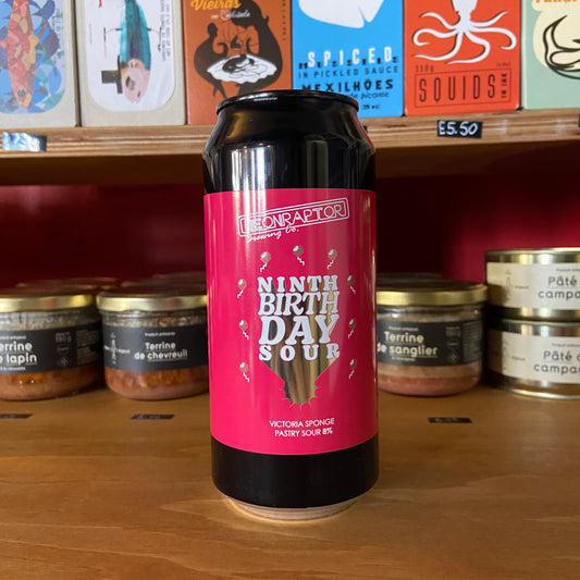 Neon Raptor - Ninth Birthday Sour - Pastry Sour - 8.0% - 440ml Can