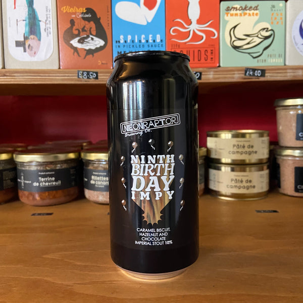 Neon Raptor - Ninth Birthday Impy - Imperial Stout - 10.0% - 440ml Can