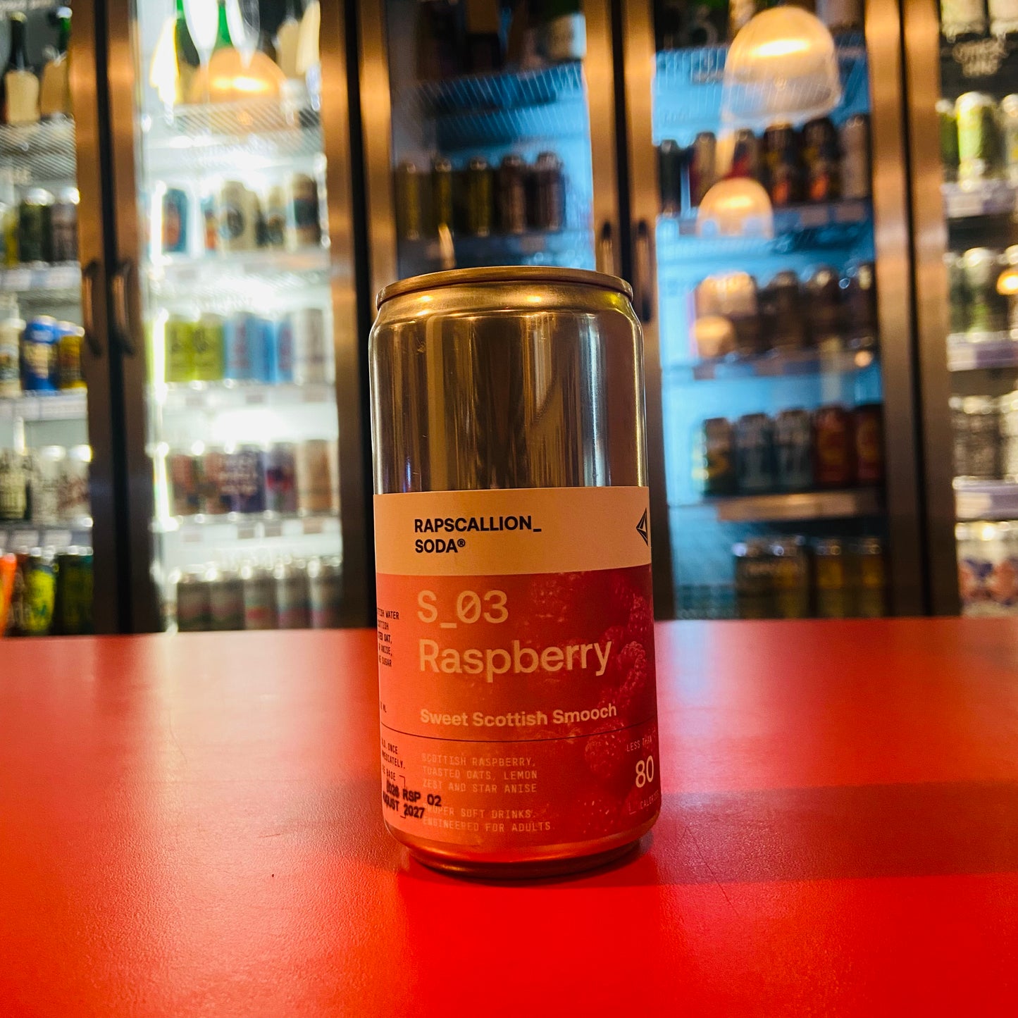 Rapscallion Soda - Raspberry Soda - Soft Drink - 250ml Can