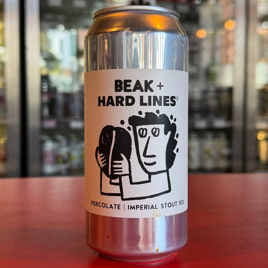BEAK x Hard Lines - Percolate - Imperial Stout - 10% - 440ml Can