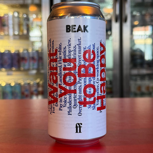 BEAK - I Want You To Be Happy - DDH Pale - 5.0% - 440ml Can