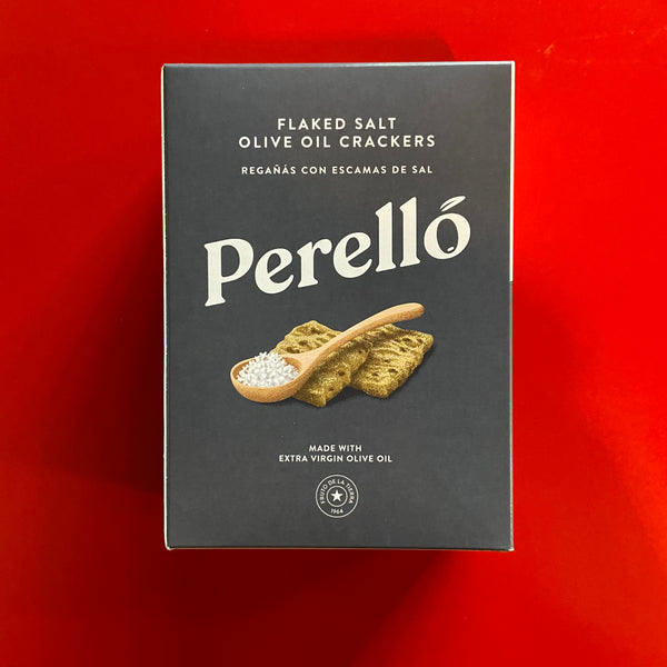 Flaked Salt Olive Oil Crackers - Perello