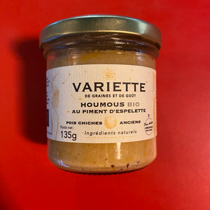 Organic Hummus with Espelette Chilli - Variette - Kraft Werks