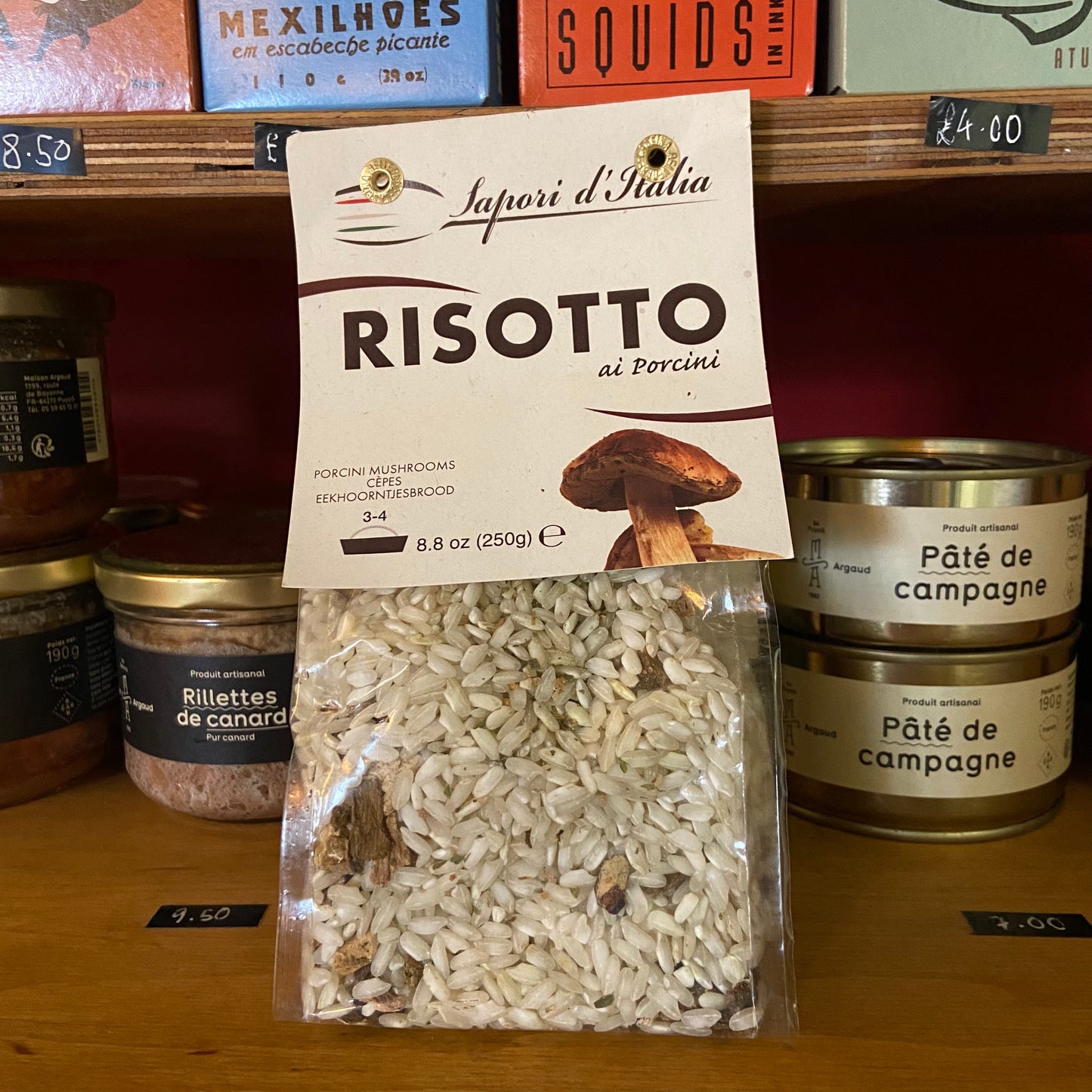 Sapori Nostrani - Risotto ai Porcini - Mushroom Risotto - 250g