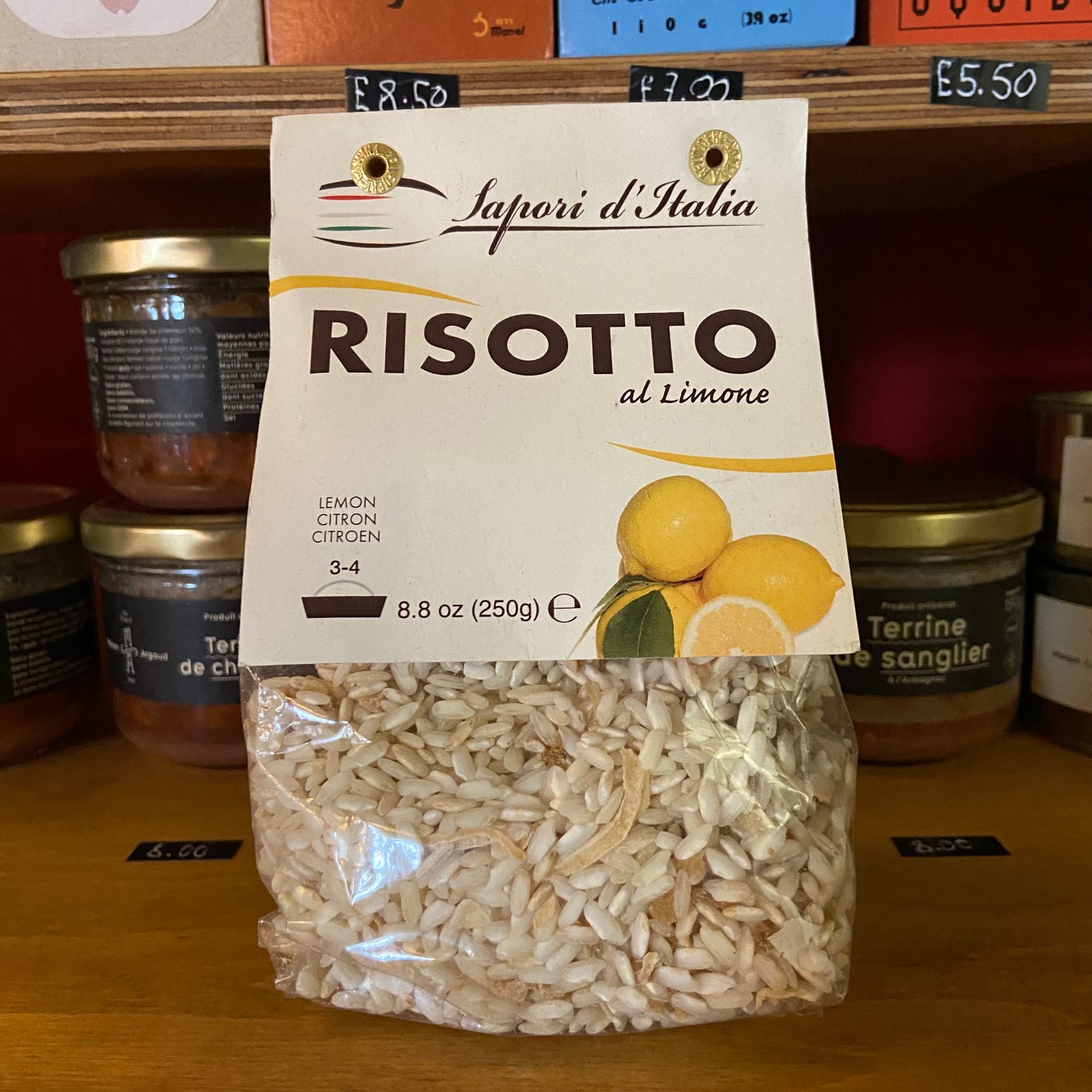 Sapori Nostrani - Risotto Al Limone - Lemon Risotto - 250g