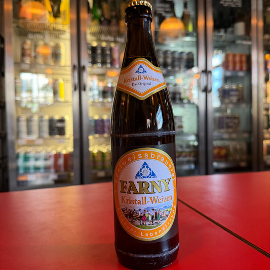 Edelweissbrauerei - Farny Kristall-Weizen - German Wheat Beer - 5.2% - 500ml Bottle