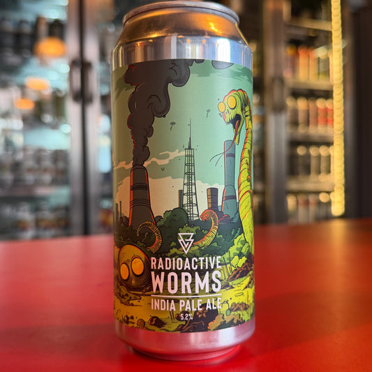 Azvex - Radioactive Worms - IPA - 5.2% - 440ml Can
