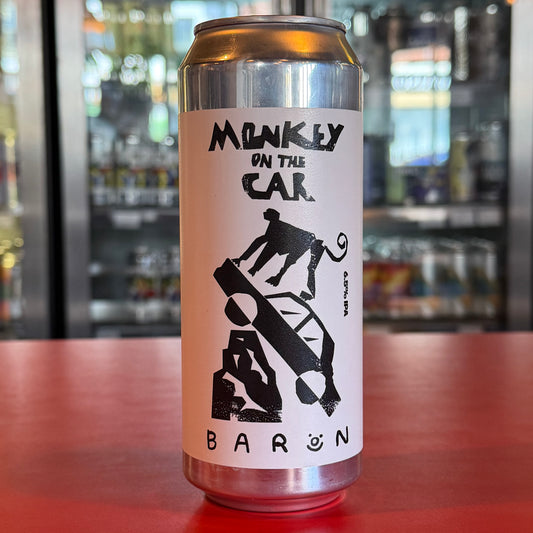 Baron - Monkey On The Car - Hazy IPA - 6.5% - 500ml Can