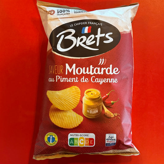 Le Chipsier Francais Brets - Moutarde au Piment de Cayenne - 125g