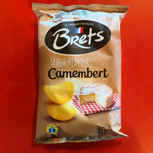 Le Chipsier Francais Brets - Camembert Crisps - 125g