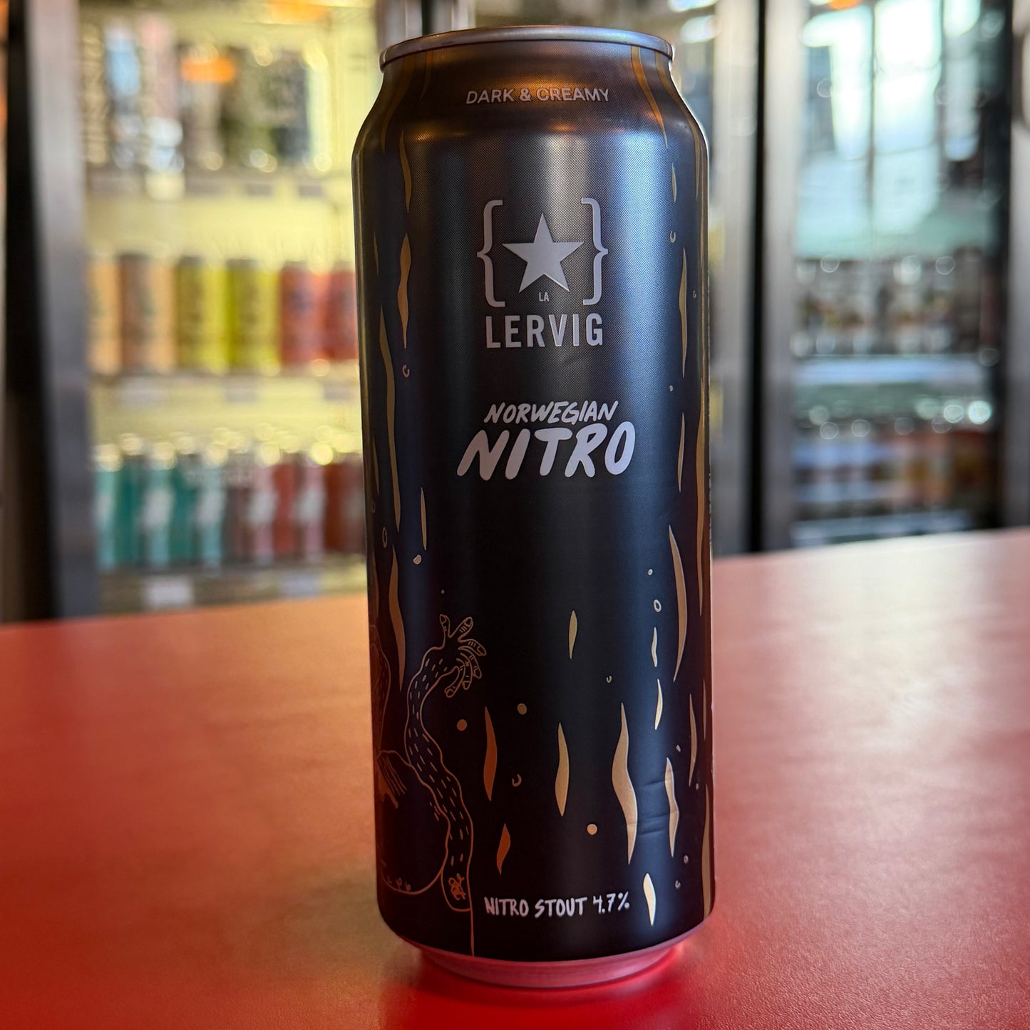 Lervig - Norwegian Nitro Stout - Nitro Stout - 4.7% - 500ml Can