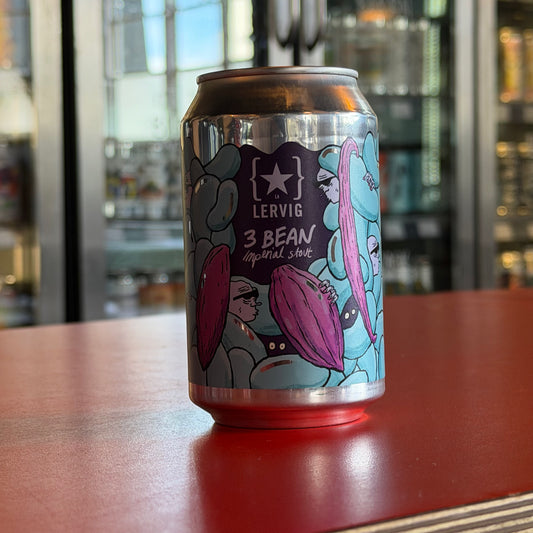 Lervig - 3 Bean Stout - Imperial Stout - 12.0% - 330ml Can