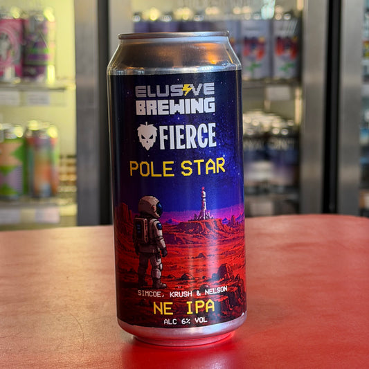 Elusive Brewing x Fierce Beer - Pole Star - NEIPA - 6% - 440ml Can