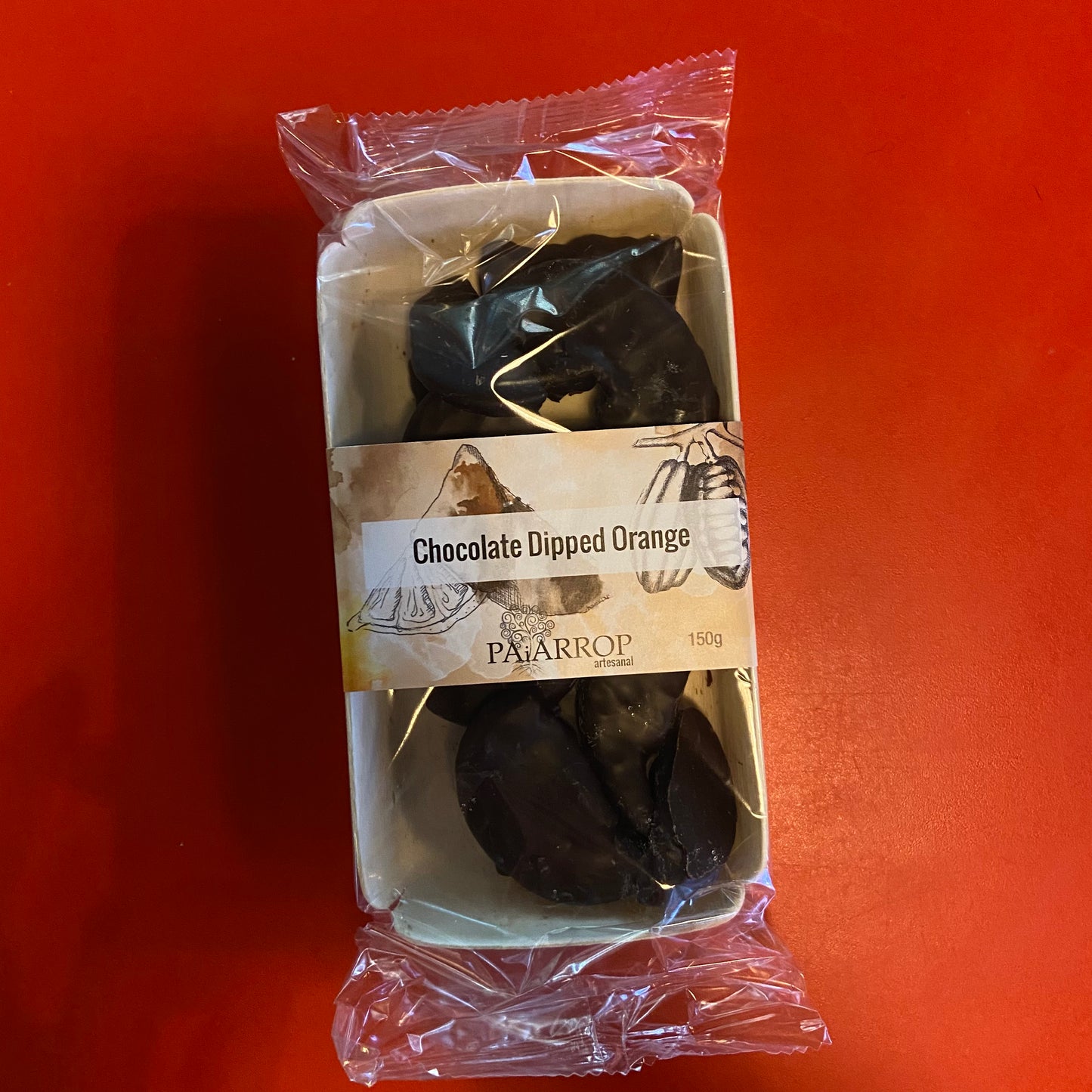 Paiarrop Artesanal - Chocolate Dipped Orange - 150g