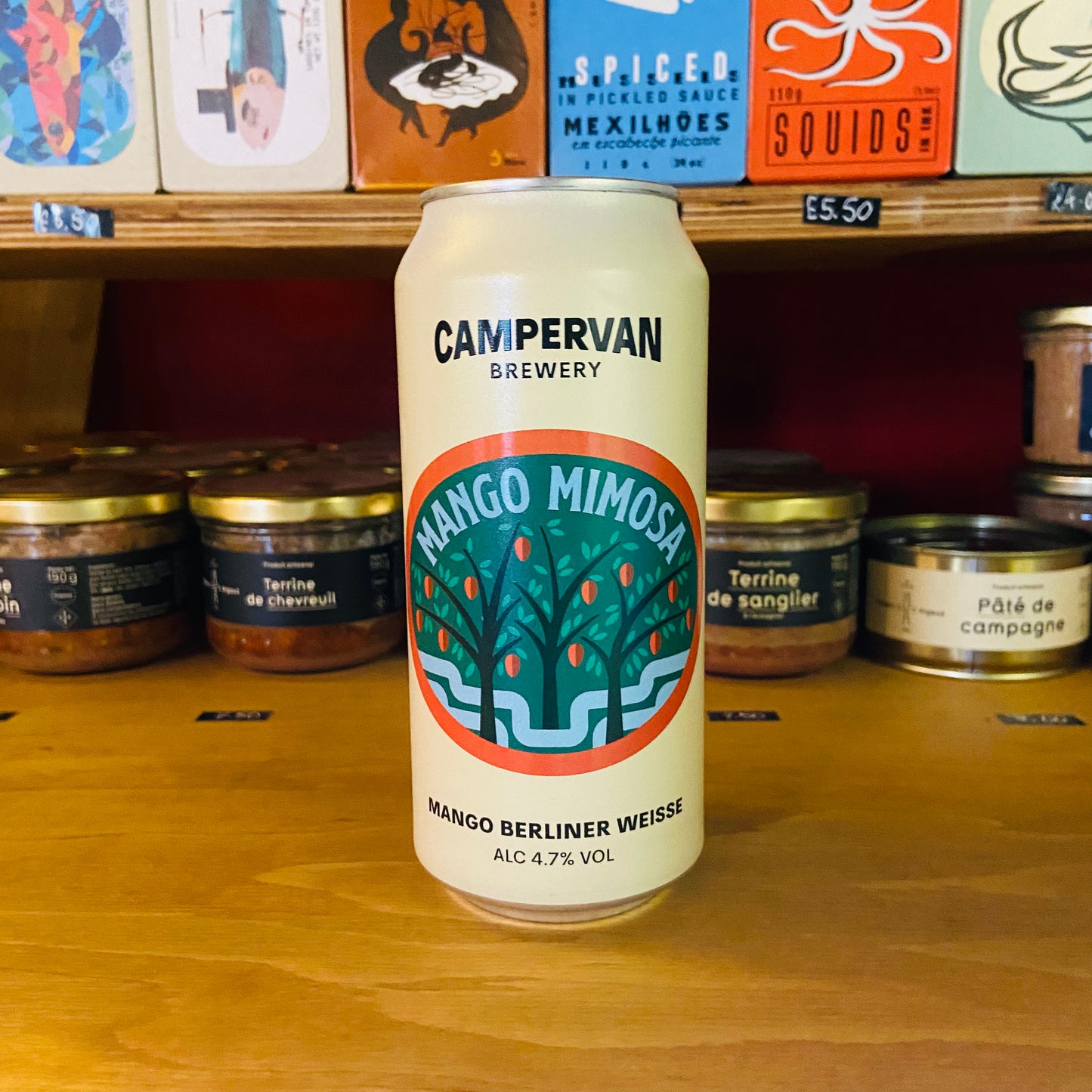 Campervan Brewery - Mango Mimosa - Mango Berliner Weisse - 4.7% - 440ml Can