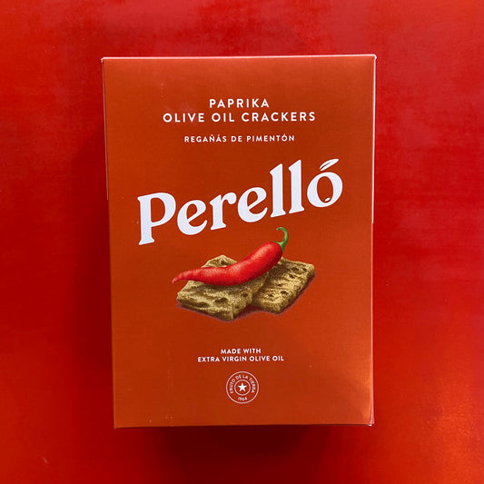 Perello - Paprika Olive Oil Crackers - Regañás De Pimentòn