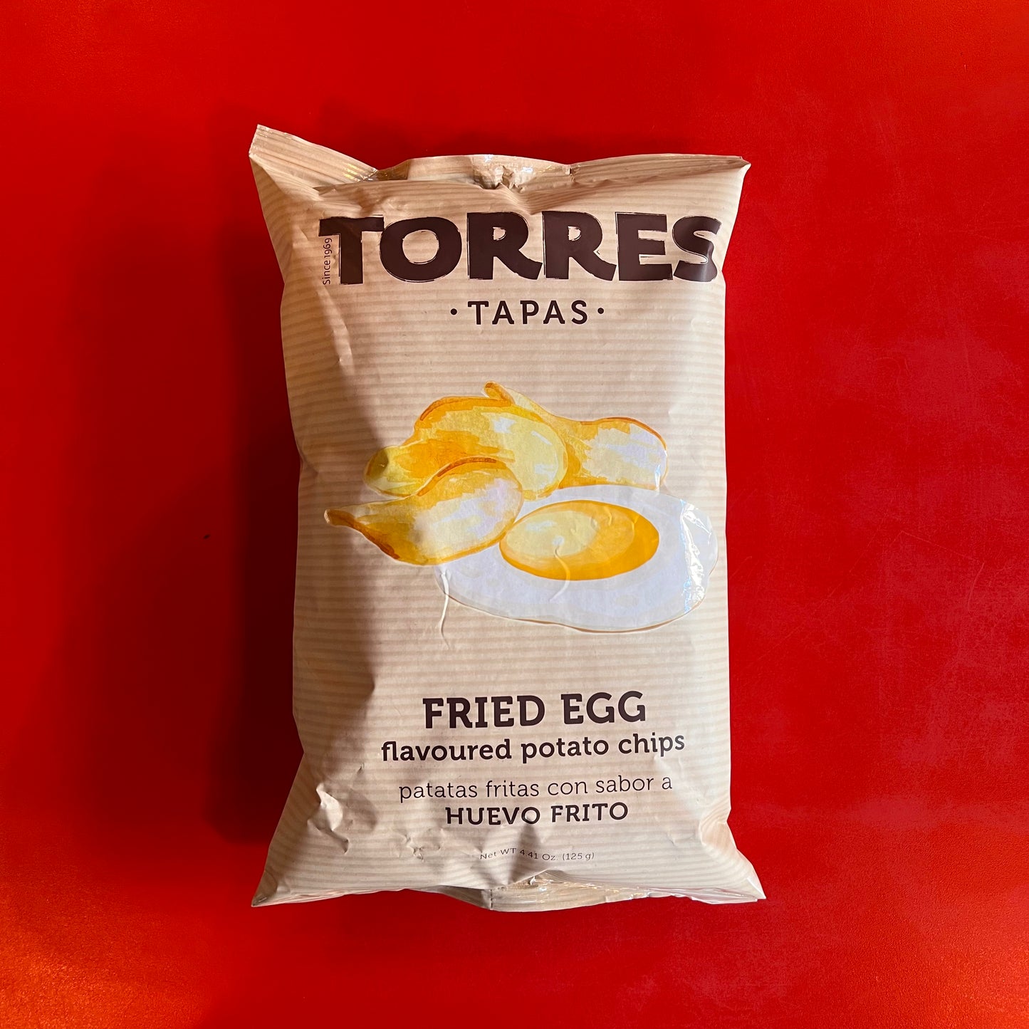 Torres Fried Egg Flavoured Potato Chips 125g