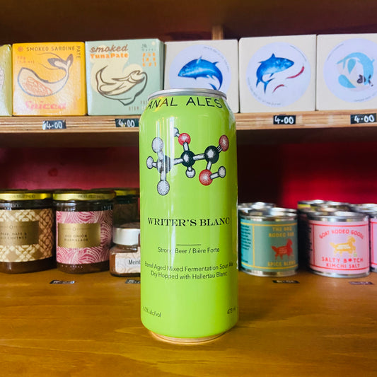 Trial & Ale - Writer's Blanc - Barrel Aged Mixed Fermentation Dry Hopped Sour Ale - 6.0% - 473ml Can