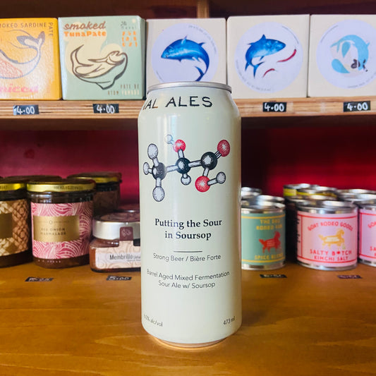 Trial & Ale - Putting The Sour in Soursop - Barrel Aged Mixed Fermentation Sour with Soursop - 6.0% - 473ml Can