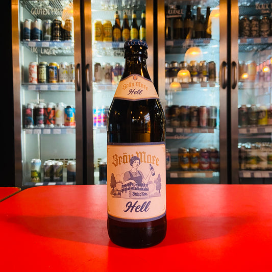Bräu Mare - Hell - Helles Lager - 4.9% - 500ml Bottle