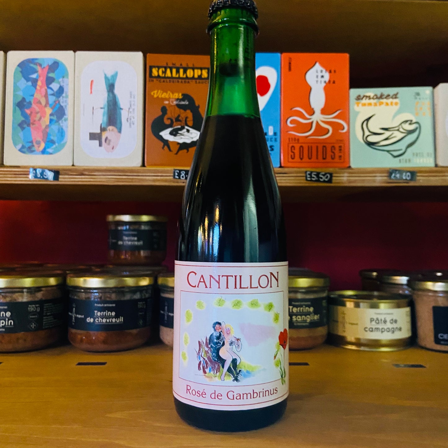 Cantillon - Rosé de Gambrinus - Raspberry Lambic - 5.0% - 375ml Bottle