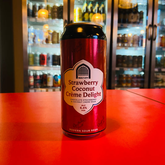 Vault City - Strawberry Coconut Creme Delight - Fruited Sour - 6.4% - 440ml Can