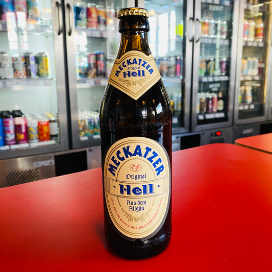 Meckatzer - Original Hell - Lager - 4.9% - 500ml Bottle