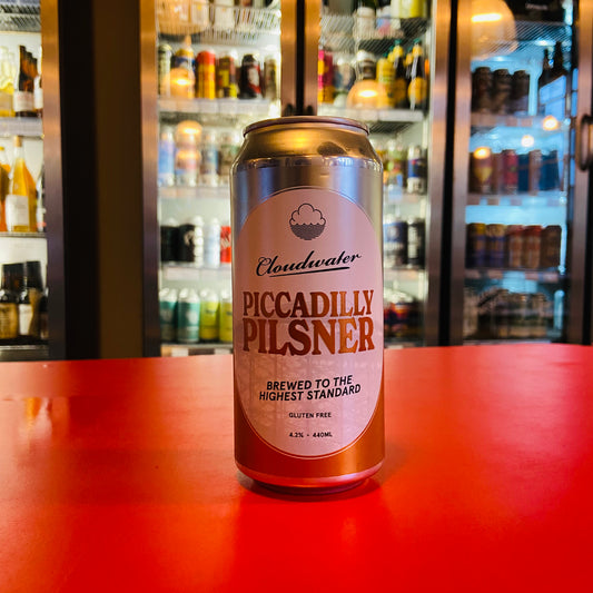 Cloudwater - Piccadilly Pilsner - Gluten Free Pilsner - 4.2% - 440ml Can