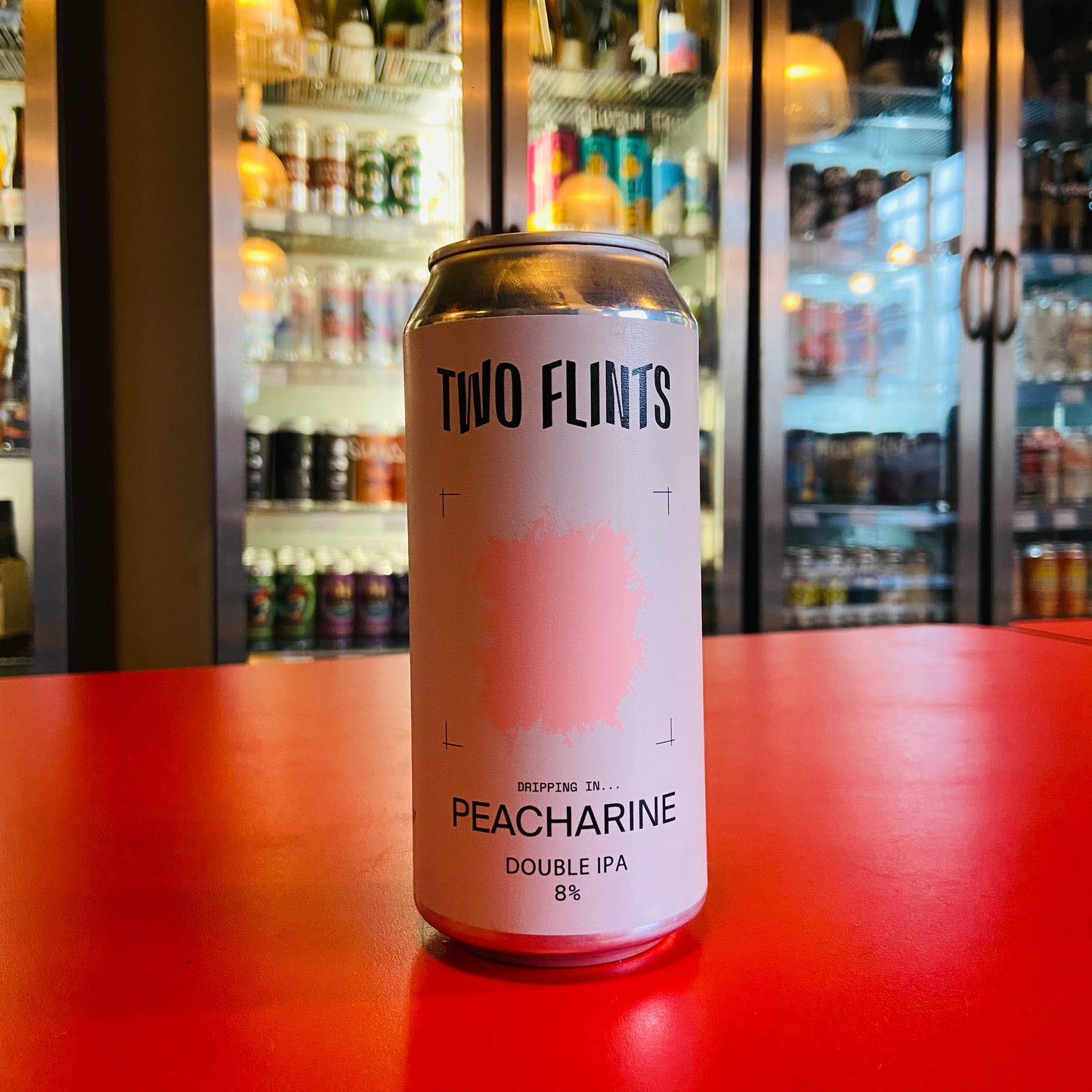 Two Flints - Dripping in Peacharine - Double IPA - 8.0% - 440ml Can