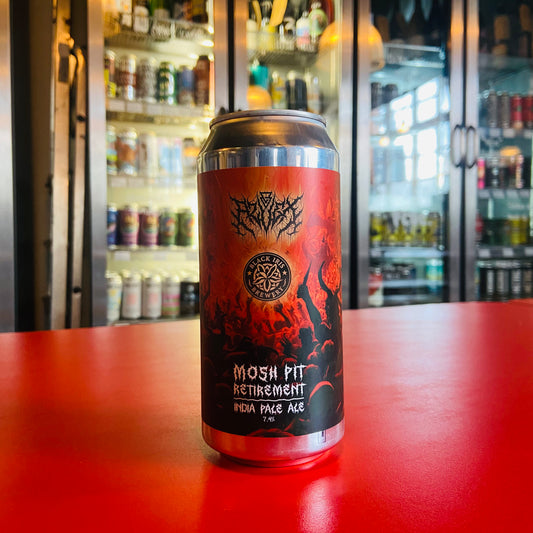 Azvex x Black Iris - Mosh Pit Retirement - IPA - 7.4% - 440ml Can