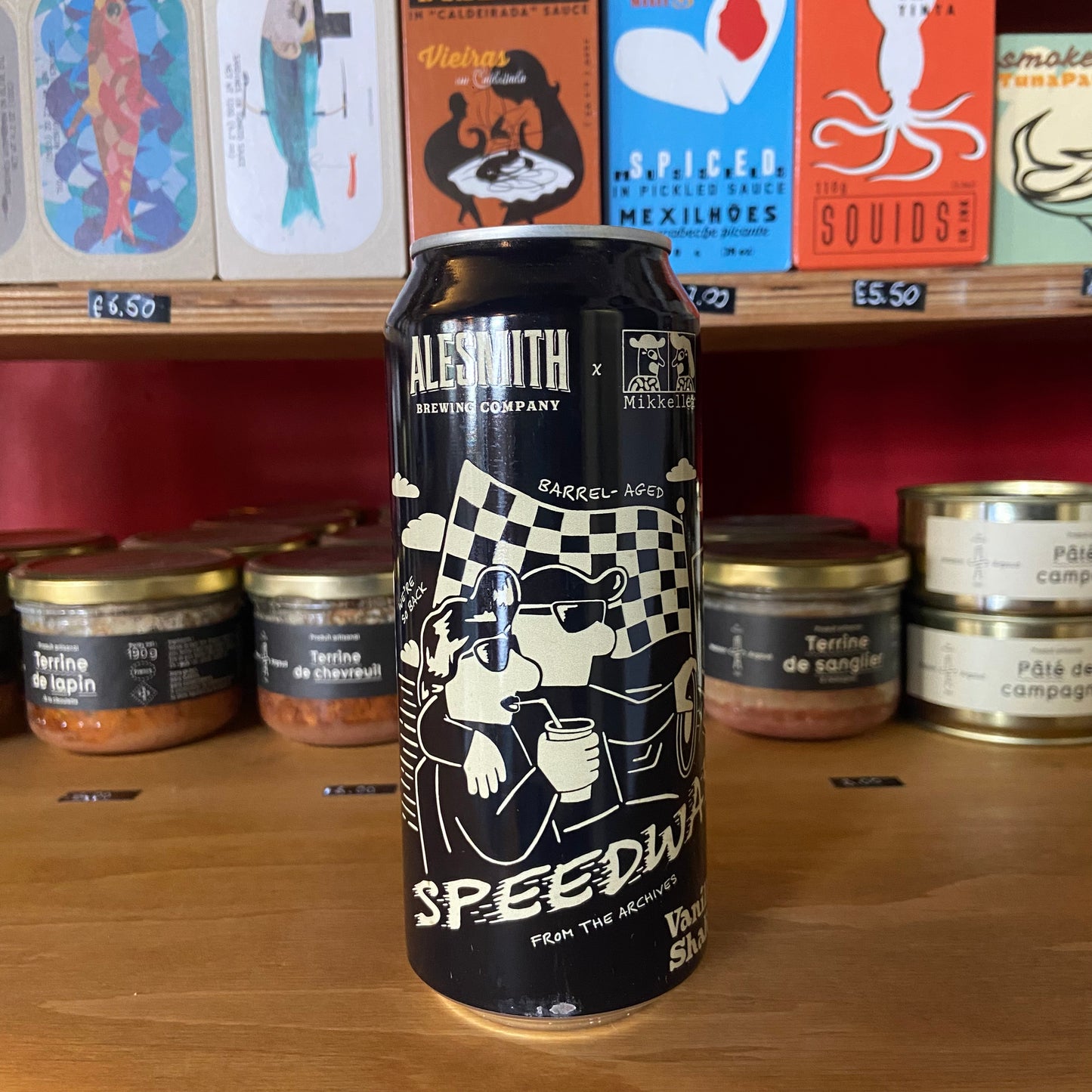 Alesmith x Mikkeller - Barrel-Aged Speedway Stout: Vanilla Shake Edition - Imperial Stout - 14.0% - 473ml Can