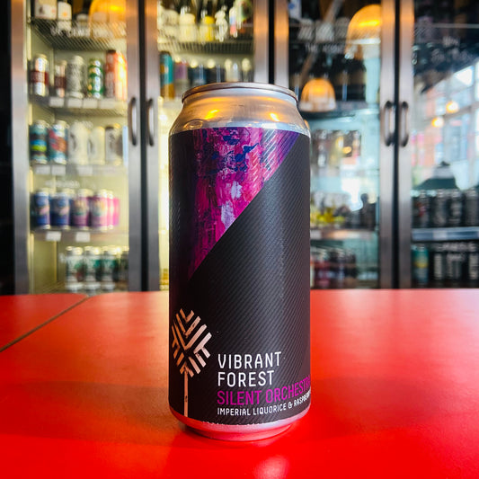 Vibrant Forest - Silent Orchestra - Imperial Liquorice & Raspberry Stout - 8.4% - 440ml Can