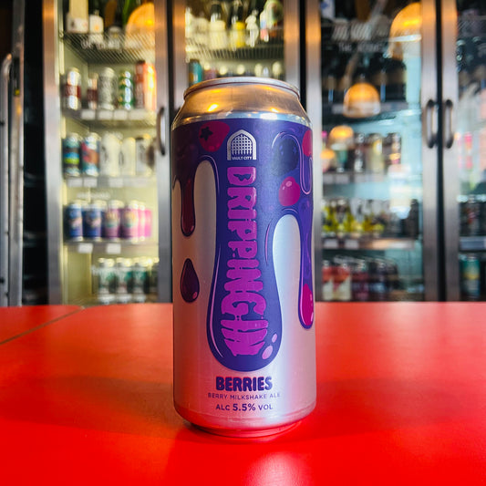 Vault City - Dripping in Berries - Berry Milkshake Ale - 5.5% - 440ml Can