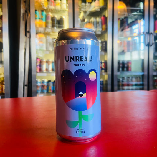 Fuerst Wiacek X Hop Butcher For The World - Unreal! - DDH Double IPA - 8.0% - 440ml Can