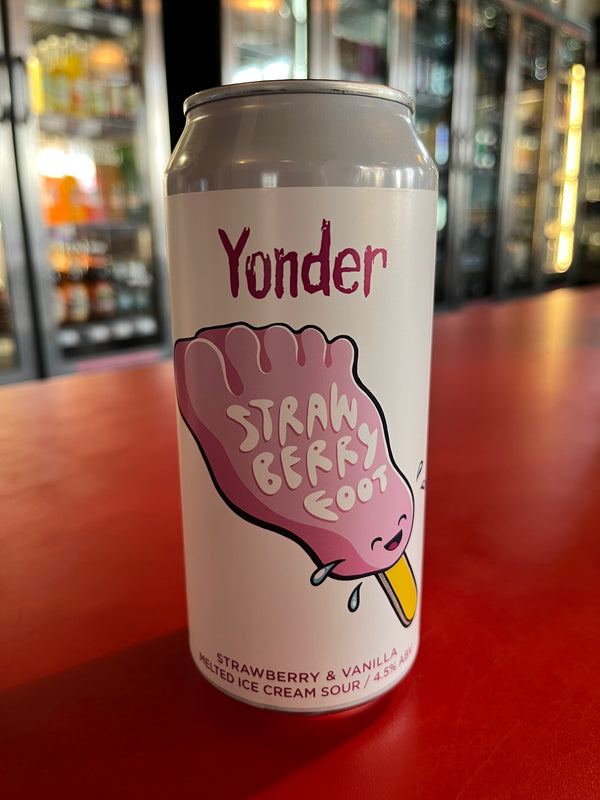 Yonder Brewing & Blending - Strawberry Foot - Sour - 4.5% - 440ml Can