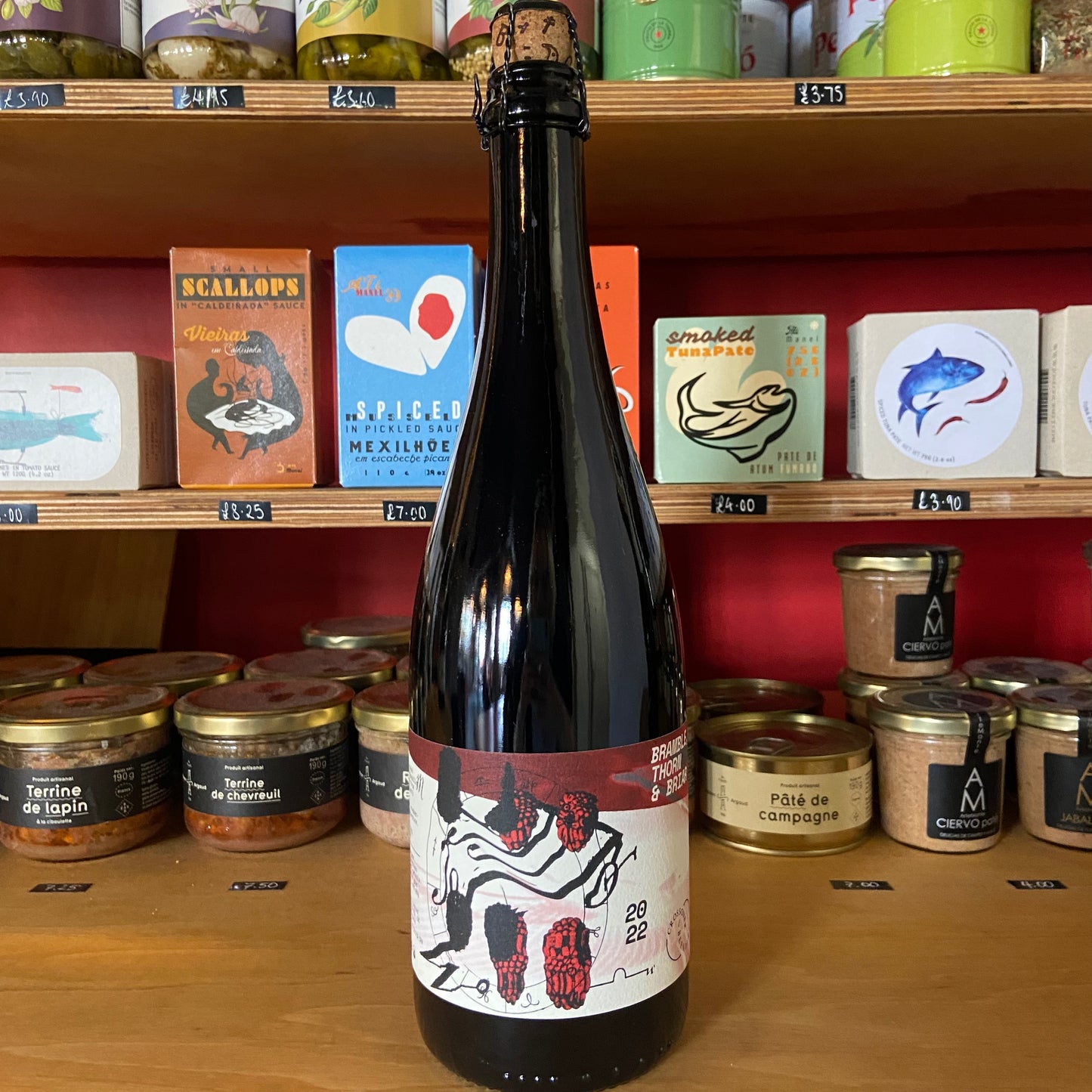 Crossover Blendery - Bramble, Thorn & Briar - Wild Ale  w/ Blackberries & Raspberries - 5.9% - 750ml Bottle