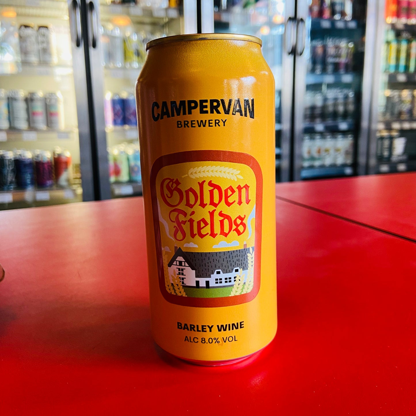 Campervan Brewery - Golden Fields - Gluten Free Barley Wine - 8.0% - 440ml Can