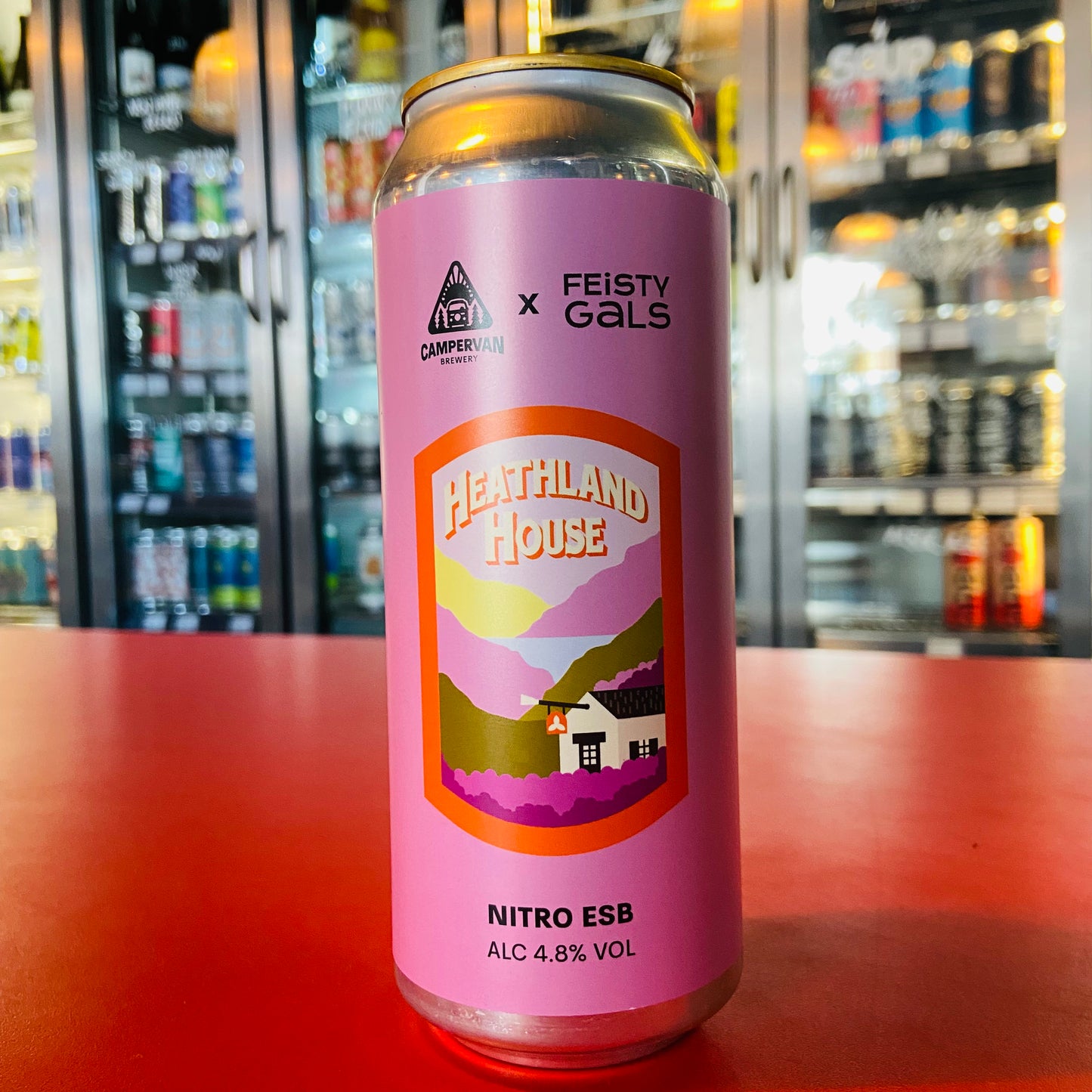 Campervan Brewery x Fiesty Gals - Heathland House - Nitro Extra Special Bitter - 4.8% - 500ml Can