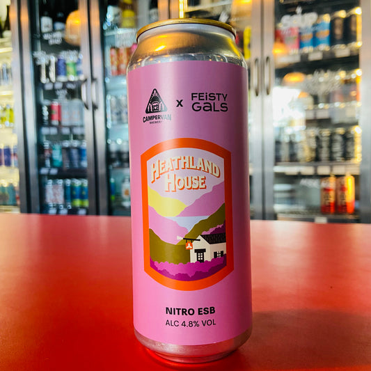 Campervan Brewery x Fiesty Gals - Heathland House - Nitro Extra Special Bitter - 4.8% - 500ml Can