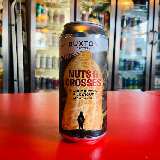 Buxton Brewery - Nuts & Crosses - Peanut Butter Milk Stout - 4.5% - 440ml Can