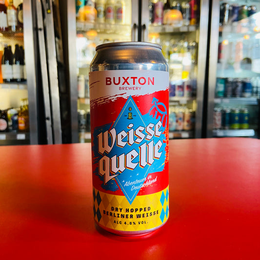 Buxton Brewery - Weisse Quelle - 4.8% - Dry Hopped Berliner Weisse - 4.8% - 440ml Can