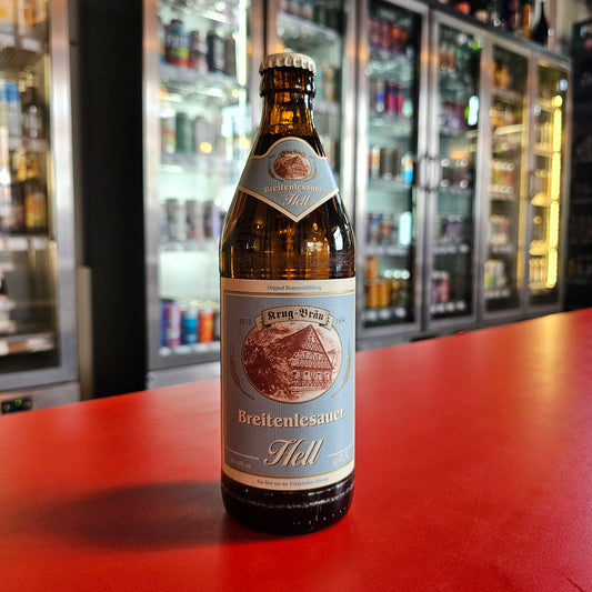 Krug-Bräu - Breitenlesauer Hell - Lager - 4.8% - 500ml Bottle